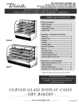 True Manufacturing Company TCGD-50 User's Manual