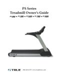 True Fitness PS500 User's Manual