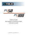 True Fitness P100 User's Manual
