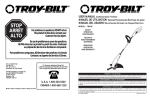 Troy-Bilt TB45E User's Manual