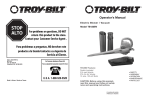 Troy-Bilt TB120BV User's Manual