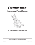 Troy-Bilt WC33 User's Manual
