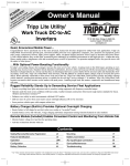 Tripp Lite UT Series User's Manual