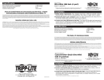 Tripp Lite Ultra-Mini U202-004-R User's Manual