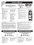 Tripp Lite U258-035 User's Manual