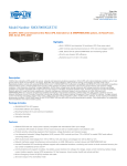 Tripp Lite SMX5000XLRT3U User's Manual