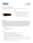 Tripp Lite SU3000RTXLCD3U User's Manual