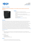 Tripp Lite SU1500XL User's Manual