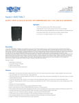 Tripp Lite SMX750SLT User's Manual