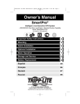 Tripp Lite SMX2200XLRT2U User's Manual