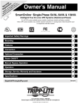 Tripp Lite 5kVA User's Manual