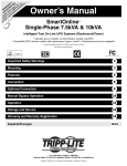 Tripp Lite 10kVA User's Manual