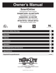 Tripp Lite SmartOnline BP240V7RT3U User's Manual