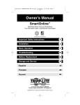 Tripp Lite 220/230/240V User's Manual