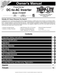 Tripp Lite PV700HF User's Manual