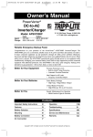 Tripp Lite APSX700HF User's Manual