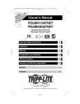 Tripp Lite PDUMH15ATNET User's Manual