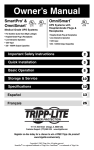 Tripp Lite OMNISMART350HG User's Manual