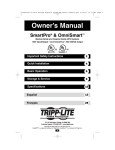 Tripp Lite OmniSmart UL2601-1 User's Manual