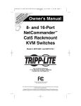 Tripp Lite NetCommander B072-008-1 User's Manual