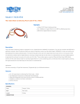 Tripp Lite N420-03M User's Manual