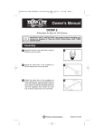 Tripp Lite DCOW 2 User's Manual
