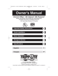 Tripp Lite BCINTERNET500 User's Manual