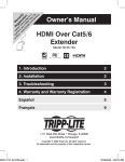 Tripp Lite B125-150 User's Manual