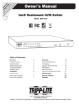 Tripp Lite B064-016 User's Manual