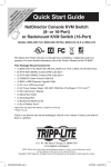 Tripp Lite B022-U16KVM User's Manual