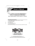 Tripp Lite B020-008 User's Manual