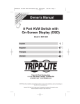 Tripp Lite B007-008 User's Manual