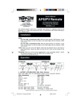 Tripp Lite APS/PV User's Manual