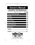 Tripp Lite 1400VA User's Manual