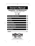 Tripp Lite 1000 VA User's Manual