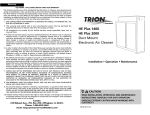 Trion HE Plus 2000 User's Manual