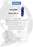 Trion AIR BOSS IMP 38 User's Manual