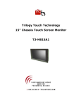 Trilogy Touch Technology T3-HB15A1 User's Manual