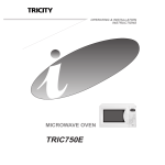 Tricity Bendix TRIC750E User's Manual