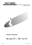 Tricity Bendix TB 090 FF User's Manual