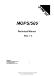 Tri-M Systems MOPS/586 User's Manual