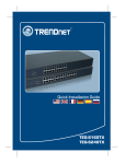 TRENDnet Switch TEG-S160TX User's Manual