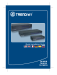 TRENDnet TK-401R User's Manual