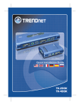 TRENDnet TK-200K User's Manual