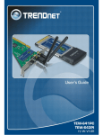 TRENDnet TEW-641PC User's Manual