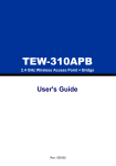 TRENDnet TEW-310APB User's Manual