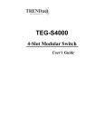 TRENDnet TEG-S4000 User's Manual