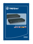 TRENDnet TE100-S16 User's Manual