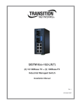 Transition Networks SISTM10XX-162-LR User's Manual