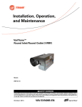 Trane Round In/Round Out Installation and Maintenance Manual
